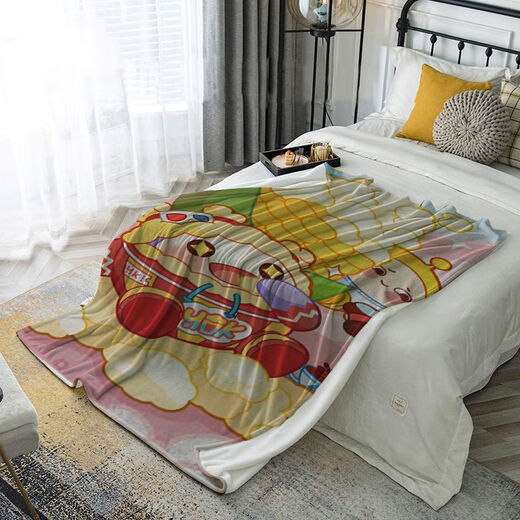 Eggman Party Cartoon Anime Flannel Blanket Dormitory Sheet Bed Blanket Children Baby Nap Blanket DZPD-1 70cm*100cm X Leg Cover Blanket