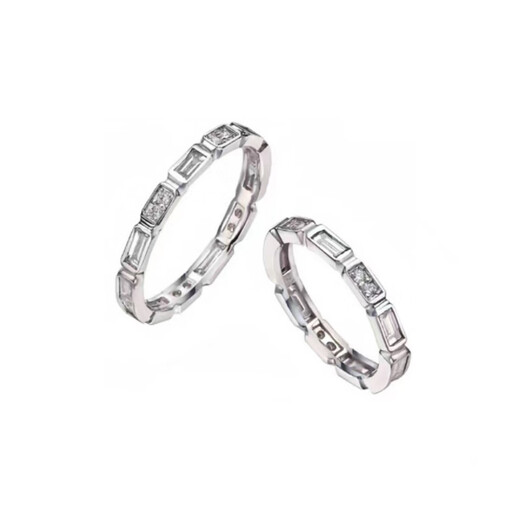 MuurceeR has a date with the devil, Xi Jin Yuzhen's same style ring square ring index finger engagement ring niche couple exquisite number_5#