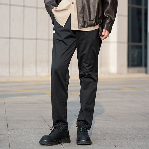 Under Armor Men's Trousers 2025 Autumn New Warm Comfortable Loose Sports Pants Outdoor Exercise Velvet Casual Pants 1379876-001/Thin Velvet Fabric S