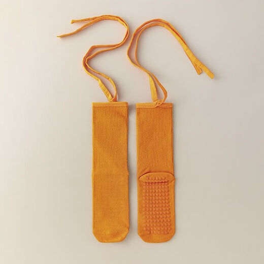 TKHE sole non-slip yoga socks Pilates sports fitness dance aerobics colorful mid-length strappy socks sky blue