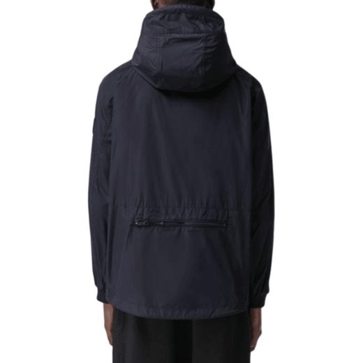 博柏利（BURBERRY）新年礼物BurbrrySS23纯色拉链徽标连帽长袖夹克外套男款海军蓝 海军蓝男女同款 均码 46