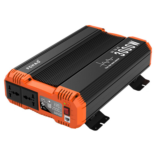 FCHAO Xingli Electric 3000W Pure Sine Wave 12V24V to 220V RV Special High Power Converter 24V3000W Orange Black KST Professional Edition_3 Year Warranty 220V_24V
