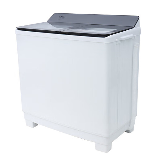 WEILI 20kg double barrel double cylinder washing machine semi-automatic, super large capacity, strong decontamination, double copper motor, easy to wash large parts 20kg XPB200-9896S English Grey