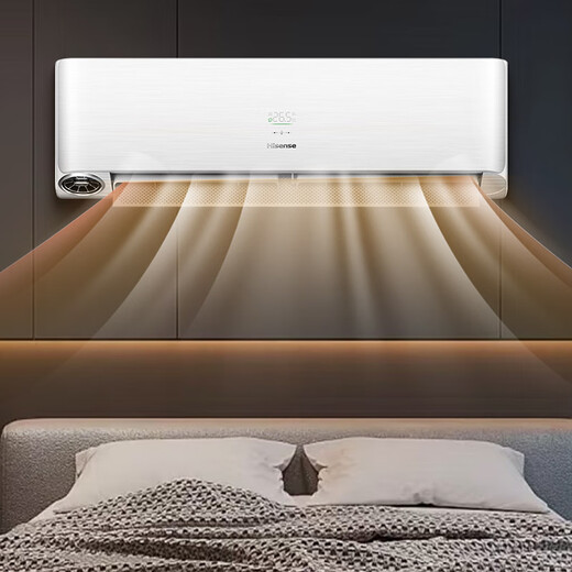 Hisense Fresh Air Air Conditioner Deep Sleeper X5 World Cup Customized Air Conditioner Voice Control Double Row Copper Pipe Large 1.5 HP On-hook Level 1 Energy Efficiency KFR-35GW/X5E1-1