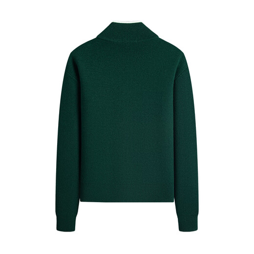 Navikel Italian dinghy 25 autumn and winter new women's stand-up collar knitted cardigan striped sweater jacket 2334095511