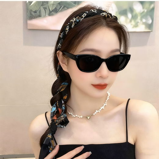 Bai Qixin's retro streamer headband, elegant autumn and winter fabric silk scarf headband, braided hairband, hairpin headband, streamer headband, 3 pieces