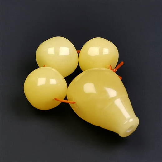 Amber style, one thing, one picture, one certificate, beeswax accessories set, natural amber tee, barrel beads, top beads, waist beads with beads, set accessories, small size 4.45g