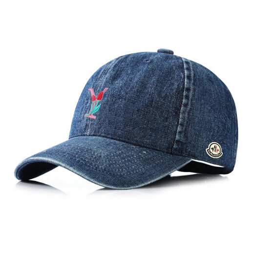 Mongolian piano new style 2025 men and women same style baseball cap fashion versatile peaked cap trendy fashion simple outdoor suitable for all seasons medium blue adjustable