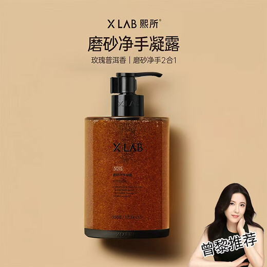 X LAB Hand Sanitizer Huaxi Bio Scrub Hand Gel 350g Woody Fragrance Soap Rose Pu'er Fragrance Christmas Gift