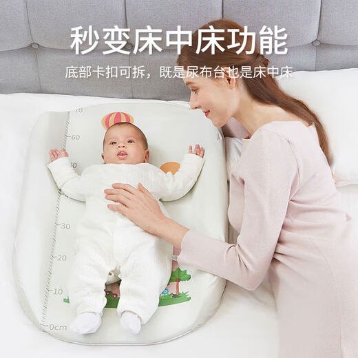 Sweeby Diaper Table Baby Care Table Crib Diaper Changing Table Newborn Baby Changing Diapers 1 Pack Elephant Style Waterproof Fabric - Universal Design Individual Nursing Table