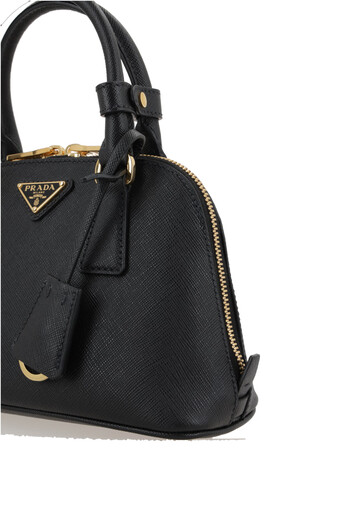 PRADA zipper handbag black one size