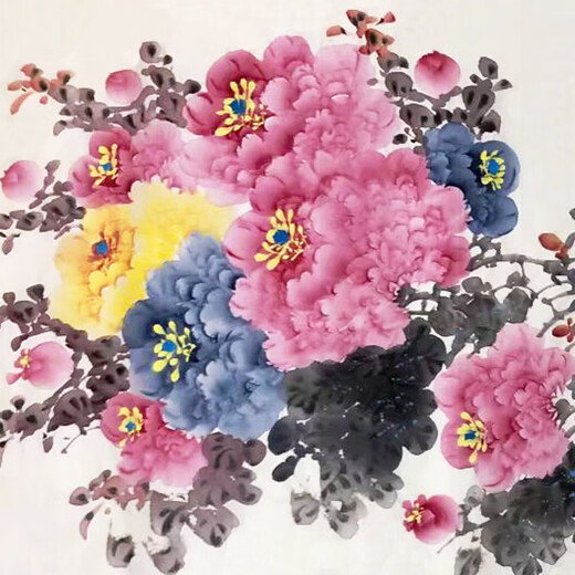 Celebrity Calligraphy and Painting Beijing Artists Association Wang Shaohua's 