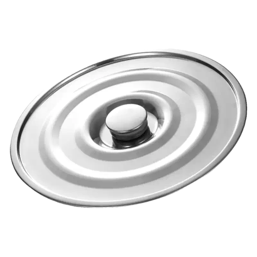 Yusenyi Stainless Steel Bucket Lid Large Pot Lid Universal Round High Pot Lid Thickened Flat Cover Large Bucket Lid Sold separately 40 high pot lid can be matched with 40 diameter bucket with hangable handle
