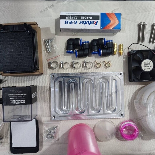 Mo Peng water cooling controller aptAPTT500c+APTT720c+APTT1000c+ set electric motorcycle heat sink 80 fan radiator set APT720c+ (new style)