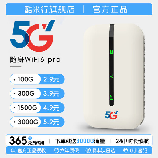 CoolMixing 5G Red móvil WiFi inalámbrica portátil Tráfico ilimitado Punto de acceso a Internet con banco de energía Wif-6 universal nacional Tres redes 2025 Nuevo enrutador inteligente para automóvil 5G True Three Networks Versión mejorada 58 Core (Rey de la rentabilidad) Enviar tráfico