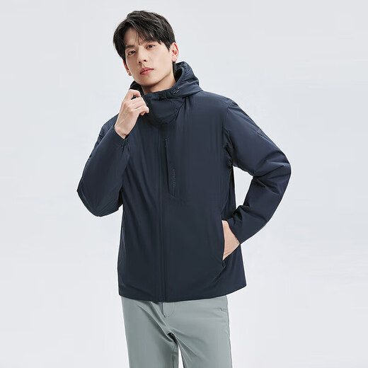 Septwolves Jacket Men's Jacket Autumn Hooded Lightweight Thin Cotton Water-Repellent Anti-static Warm Skin Friendly Comfortable Top Men's Clothing