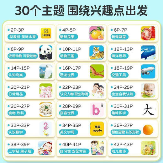 Livre audio parlant d'éducation précoce de Shantou Lincun pour le livre d'éducation précoce d'éveil des enfants de 06 ans, jouet pour enfants machine d'apprentissage Xueba cliquez pour lire, livre audio parlant d'éducation précoce de Children's Joy Time, chinois anglais 0441, contrôle des prix 49 points 9