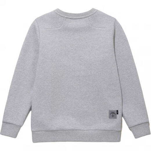 DESCENTE children's sweatshirt logo printed long sleeve gray 130