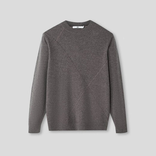 Heilan House (HLA) cardigan men's 25 autumn and winter new style half turtleneck pullover warm slim stylish top men's sweater medium gray pattern J4 S /165 recommended 57~62kg