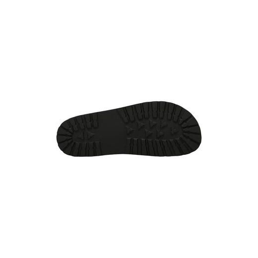 Versace (VERSACE) women's slippers, simple and versatile, lightweight, breathable, non-slip, soft-soled black flat-heeled casual home slippers Black 35