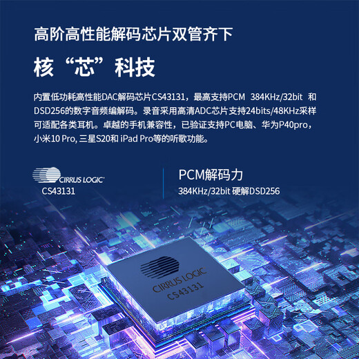 Jieshisheng JM20 small tail decoding headphone amplifier decoder CS43131DAC digital audio decoding TYPEC to 3.5 heads professional audiophile grade suitable for Android mobile phone music player JM20PRO supports EQ adjustment & supports call line control