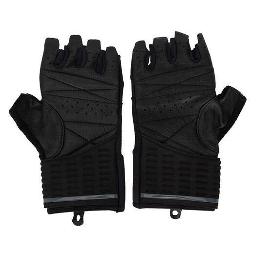 Under Armor men's and women's gloves 2025 autumn new wear-resistant breathable fitness equipment training casual half-finger sports gloves 1328621-001/dry and comfortable/men's style M