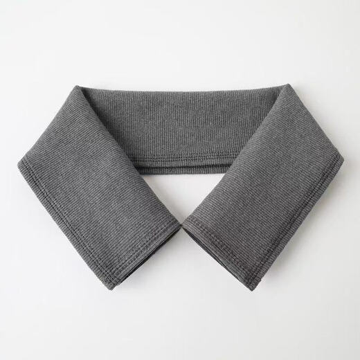 Fat Donglai's same style down jacket collar protective cover full-cover cotton coat collar guard edge knitted decorative fake collar collar anti-dark gray fine threaded collar