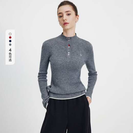 Navikel Italian dinghy 25 autumn and winter new women's wool cashmere sweater slim bottoming sweater 2334045504