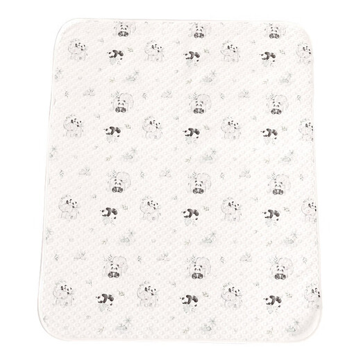Baby diaper pad pure cotton waterproof breathable large washable category A non-disposable baby overnight mattress complete sheet Misty Forest 100*150cm