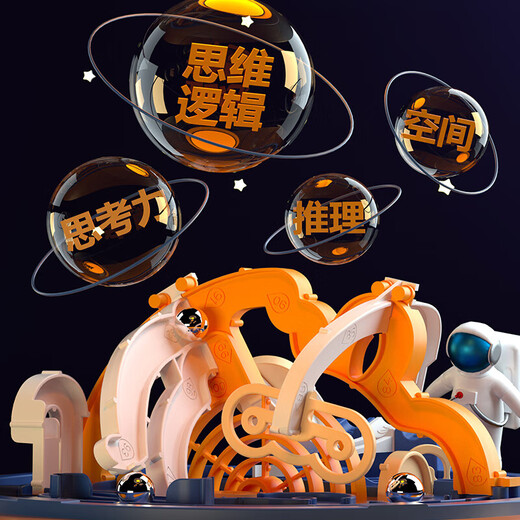 RICH YOUR HOME German quality Rubik's Cube unlocking toy 3D three-dimensional maze ball rolling ball children's focus on balance ball new aerospace super size 208 levels