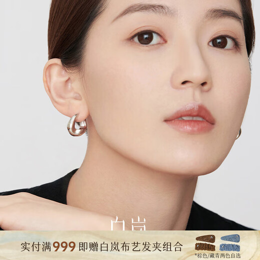 Bailan Horseshoe Earrings Women's S925 Silver Earrings Earrings Design Fashion Trend Elegant Temperament Birthday Gift for Wife