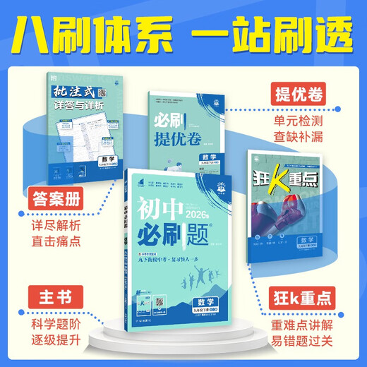 2026 Junior High School Compulsory Questions Mathematics for Grade 9 Mathematics Volume 2 Beijing Normal University Edition Junior High School Textbook Synchronous Exercise Questions Teaching Supplementary Book Ideal Tree Books