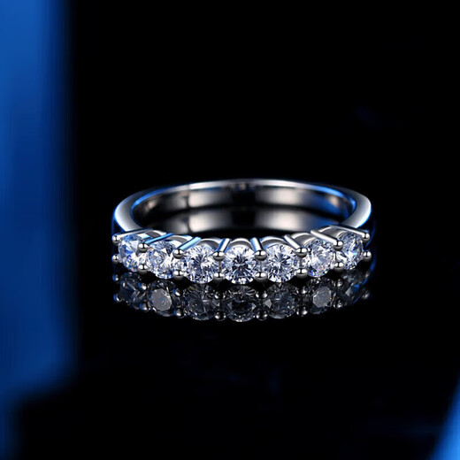 DR single row diamond ring, moissanite diamond ring, diamond ring, stacked small guard ring for women, tail ring for Valentine's Day, seven-star row diamond ring for women, please contact customer service for remarks