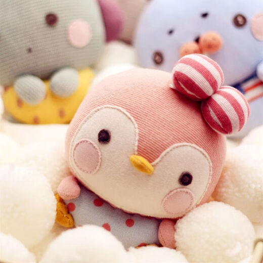 Shantou Lincun Aileqi handmade pure cotton newborn crib bell music rotating bedside bell fabric baby doll toy diy A type + double spiral bracket + multi-functional music