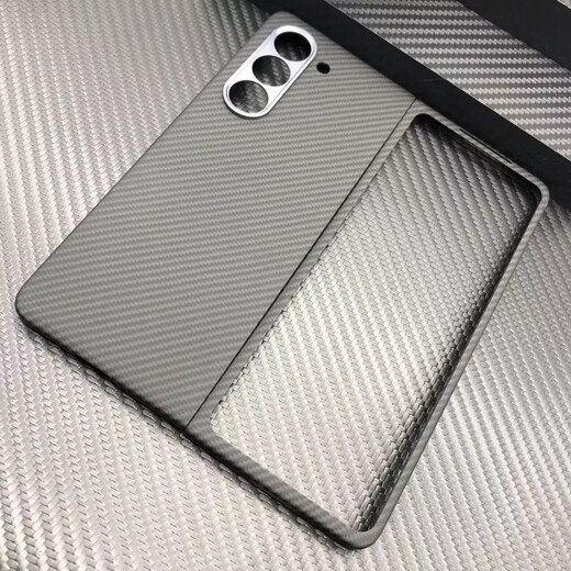 Samsung (SAMSUNG) original quality Galaxy z fold6 Kevlar mobile phone case aramid fiber magnetic z fold5 three coarse grain 1500D single back cover + crater Samsung ZFold6