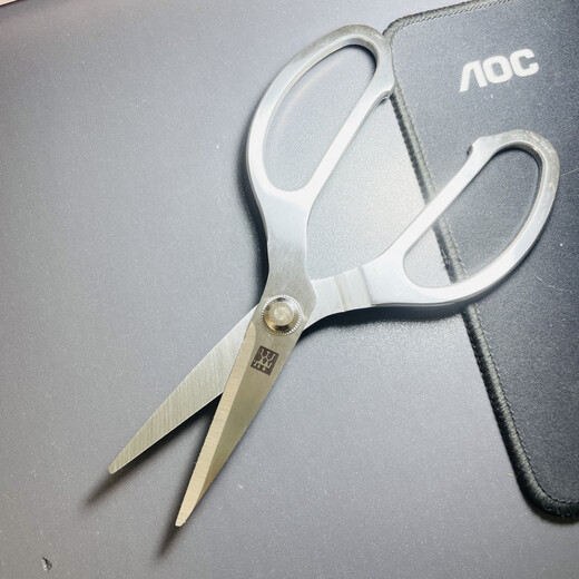 ZWILLING – ciseaux de cuisine monobloc tout en acier, ciseaux multifonctionnels, ciseaux en acier tranchants pour la maison