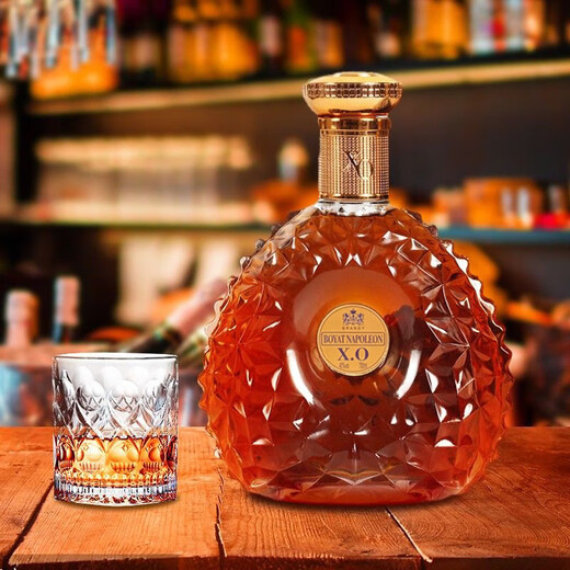 French original wine imported 40% XO brandy wine gift box Napoleon XO brandy gift box 700mL 2 bottles