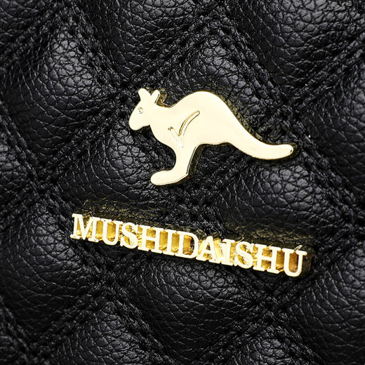 Soft leather three-layer middle-aged mother embroidery small round bag for women 2025 new fashion versatile diamond shoulder crossbody bag black