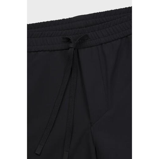 HUGO BOSS men's casual pants, comfortable, breathable, elastic drawstring, home sports sweatpants, versatile and simple, black, one size fits all | EU-52