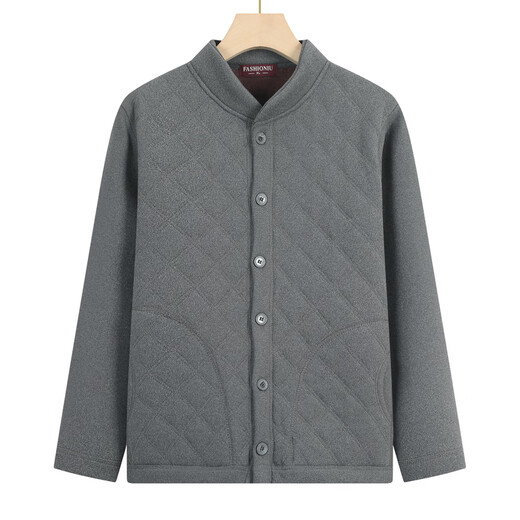 Xiaofu middle-aged and elderly men's clothing dad autumn and winter coat warm inner wear men's velvet thickened winter elderly grandfather cotton coat inner liner