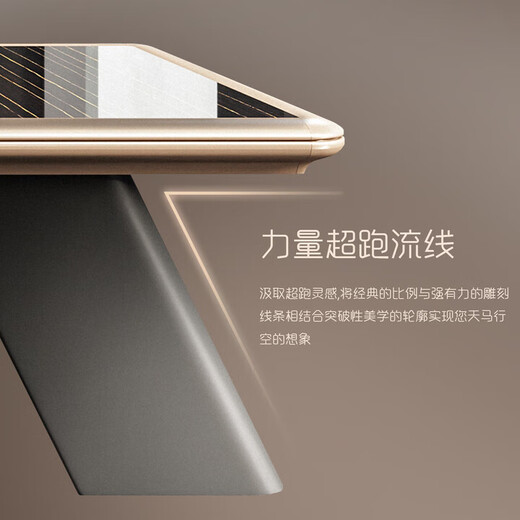 Yaqing Luxury Boss Table Office Desk and Chair Combination Simple Modern Leadership Furniture Managing Director's Office Desk Executive E0 Level Environmentally Friendly 2.0 Meter Luxury Boss Table