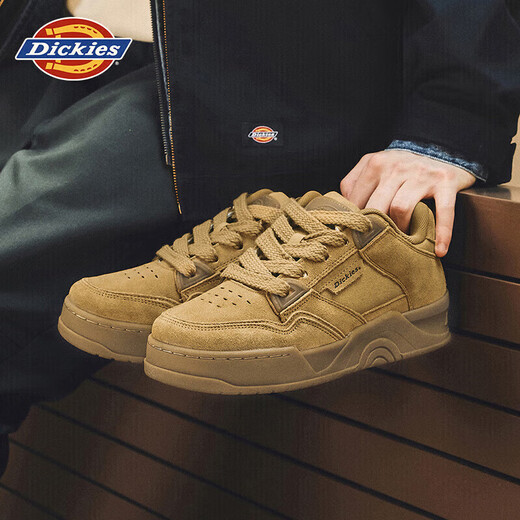 Dickies Tian Jiarui's same style, Zeng Keni's same style, men's sneakers, low-top casual shoes, work shoes, yellow brown 41