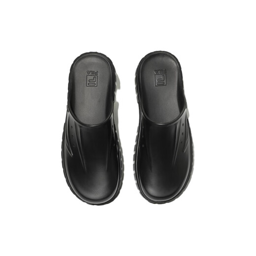 FILA non-slip and wear-resistant sports slippers, same style for men and women, black Korean version, default 19 220