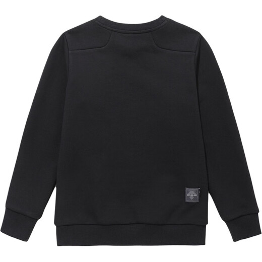 DESCENTE children's sweatshirt logo printed long sleeve gray 130