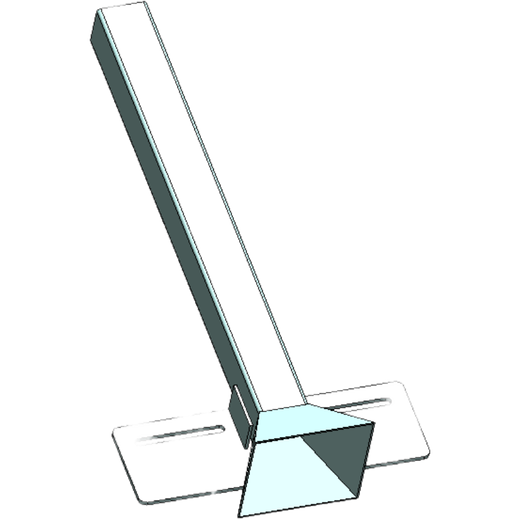 Yi Yonghong Receiver Guide Rod Stainless Steel Welding Parts 600*40 (For Te)