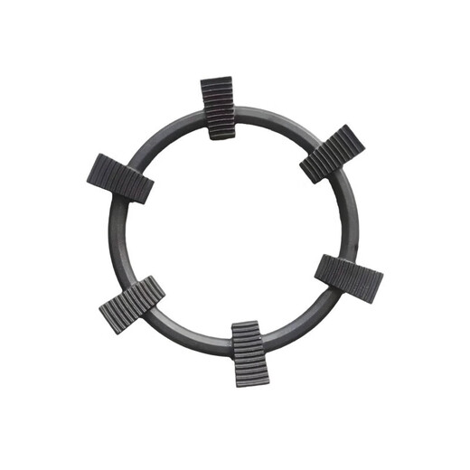 Pan Xudou's new six-tooth anti-slip cast steel bracket wok gas stove shelf stove rack gas stove universal accessories cast steel anti-slip pot rack 1 pack large pot and small pot