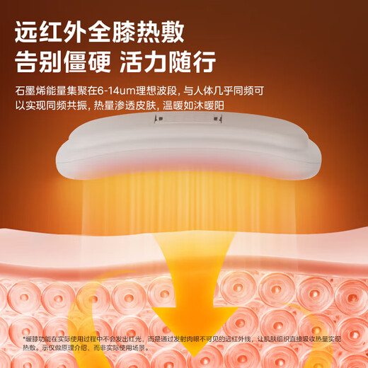 Midea foot bath sterilization foot bath heated far infrared knee warmer automatic massage warm footbath spray birthday gift for boyfriend, girlfriend and elders ZL505