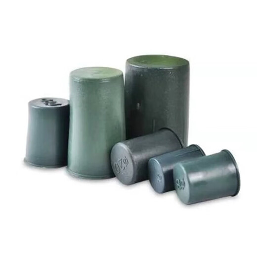 Qiaobolai extended steel wire head protective cap extra long steel bar protective cap straight threaded wire head protective cover plastic plug 25 18 lengthened by 5 cm (1000 pieces