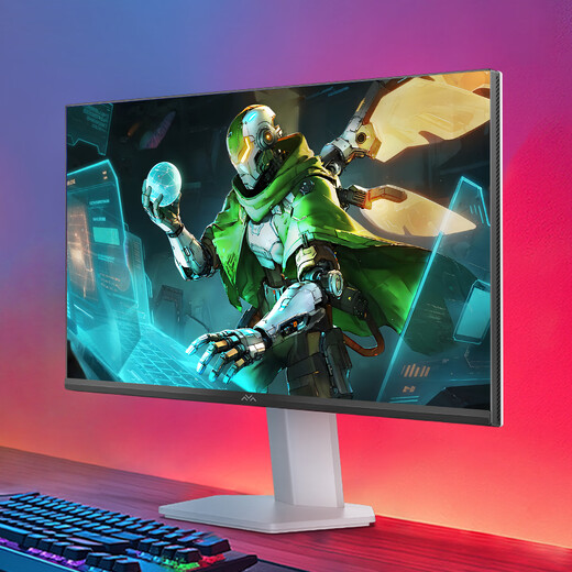 Thunderbird F5 Moniteur de bureau commercial MiniLED 23,8 pouces 100 Hz 84 zones HDR400 Protection des yeux du Rhin Faible lumière bleue et conception sans scintillement Écran d'ordinateur 23,8 pouces/100 Hz/écran droit