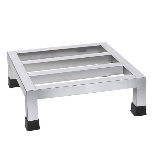 Pinluo stainless steel base bracket floor-mounted raised bottom rack air-conditioning bracket moisture-proof storage rack load-bearing shelf support rack 20cm high (one-piece welding) 30cm long and 30cm wide